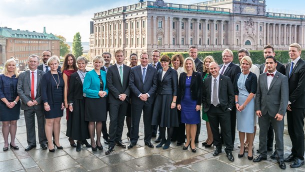 Så här såg regeringen 2014 ut. Hur regeringen 2018 kommer att se ut återstår att se.