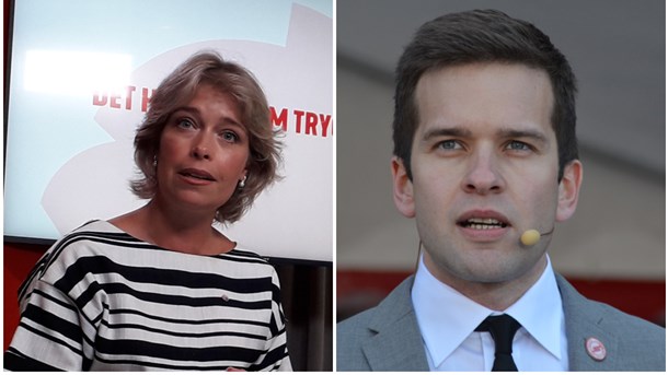 Socialminister Annika Strandhäll (S) och tidigare folkhälso-, sjukvårds- och idrottsminister Gabriel Wikström (S) kommenterade rapporten under paneldebatten.