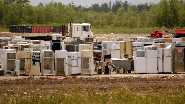 Äldre kylskåp är några av de kylanläggningar som innehåller ozon och klimatskadliga gaser.