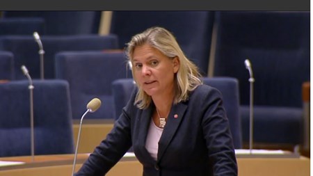 Finansminister Magdalena Andersson (S).