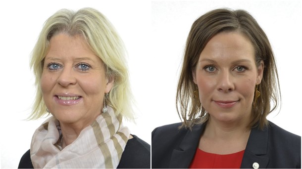 Camilla Waltersson Grönvall och Maria Malmer Stenergard.