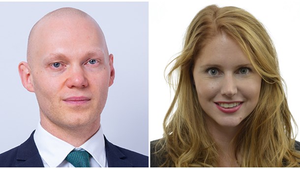 Niklas Wykman och Josefin Malmqvist, Moderaterna.