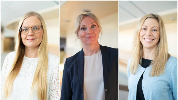 Julia Kronlid, Jessica Stegrud och Linda Lindberg 