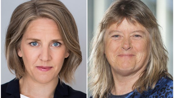 Karolina Skog (MP) och Elisabeth Falkhaven (MP).