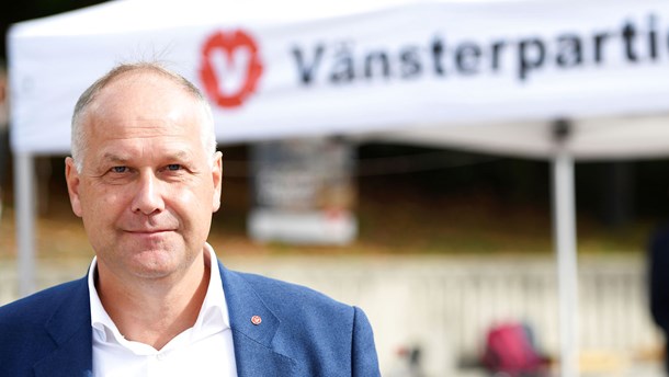 Vänsterpartiets partiledare Jonas Sjöstedt.