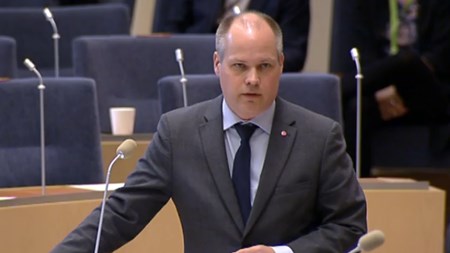  Justitieminister Morgan Johansson (S) vill stärka hyresgästerna.