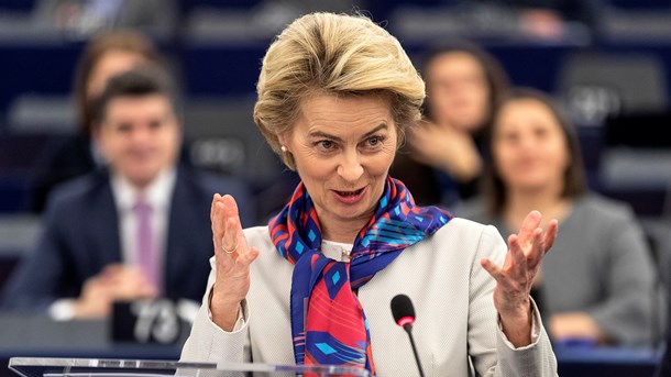 EU-kommissionens ordförande Ursula von der Leyen.