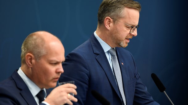 Justitieminister Morgan Johansson och inrikesminister Mikael Damberg.