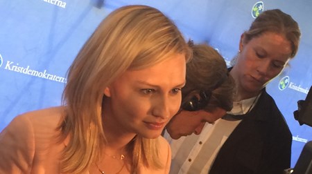 Kristdemokraternas partiledare Ebba Busch Thor debuterar i Almedalen.