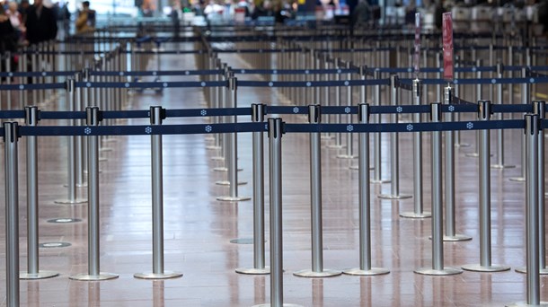 Ingen köbildning på Arlanda i coronatider.