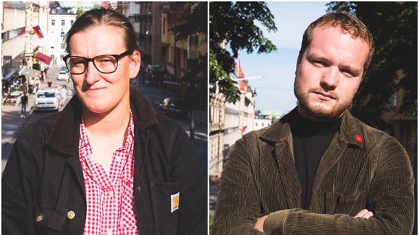 Jakob Stone och Emma Fastesson Lindgren.