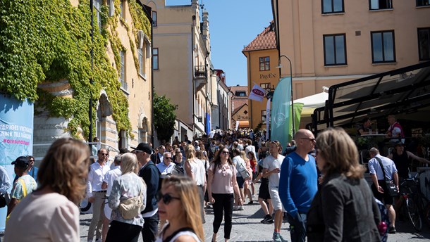 Hästgatan under Almedalsveckan 2019.