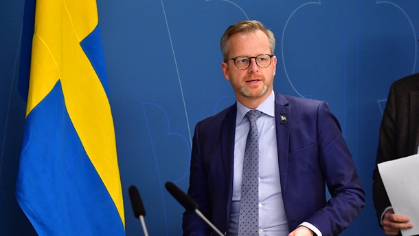 Pressträff med inrikesminister Mikael Damberg (24 april)