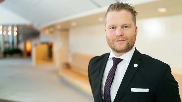 Alexander Christiansson (SD), riksdagsledamot i arbetsmarknadsutskottet.