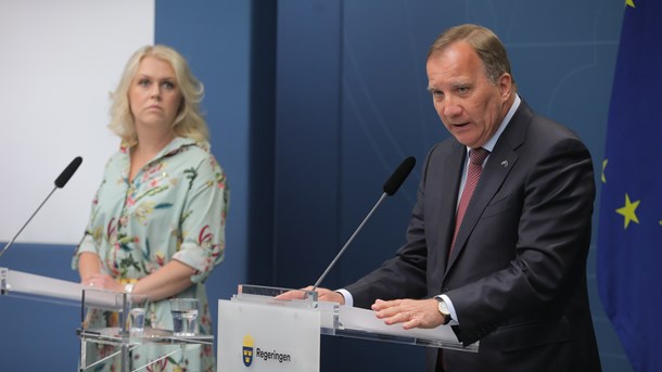 Pressträff med statsminister Stefan Löfven om vaccin