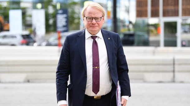 Försvarsminister Peter Hultqvist (S).