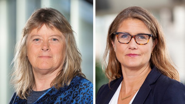 Elisabeth Falkhaven och Janine Alm Ericson, Miljöpartiet. 