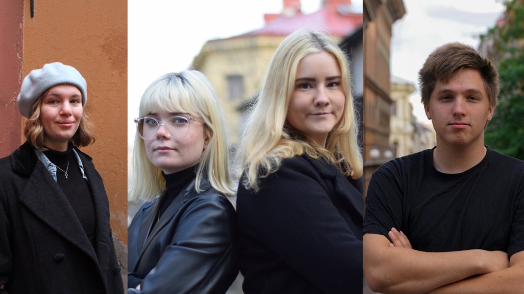 Sigrid Jämting, Agnes Tillberg, Maria Jessen och Markus Kerttu.