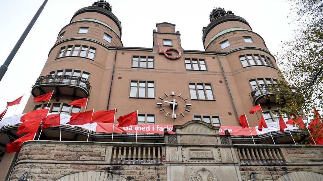 LO-borgen på första maj 2020. ”Det känns trist att behöva påminna LO om att vanligt folk förvärvsarbetar och tillhör de största vinnarna på jobbskatteavdragen.”