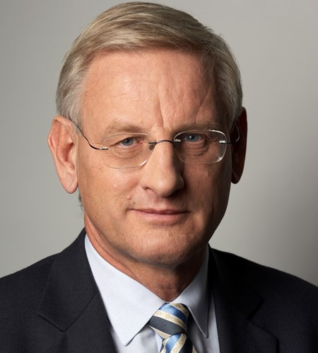 Utrikesminister Carl Bildt (M)