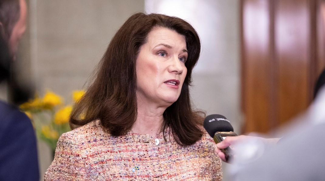 Utrikesminister Ann Linde (S).