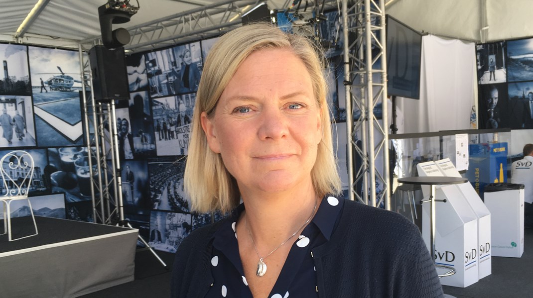 Diplomatisk Magdalena Andersson.