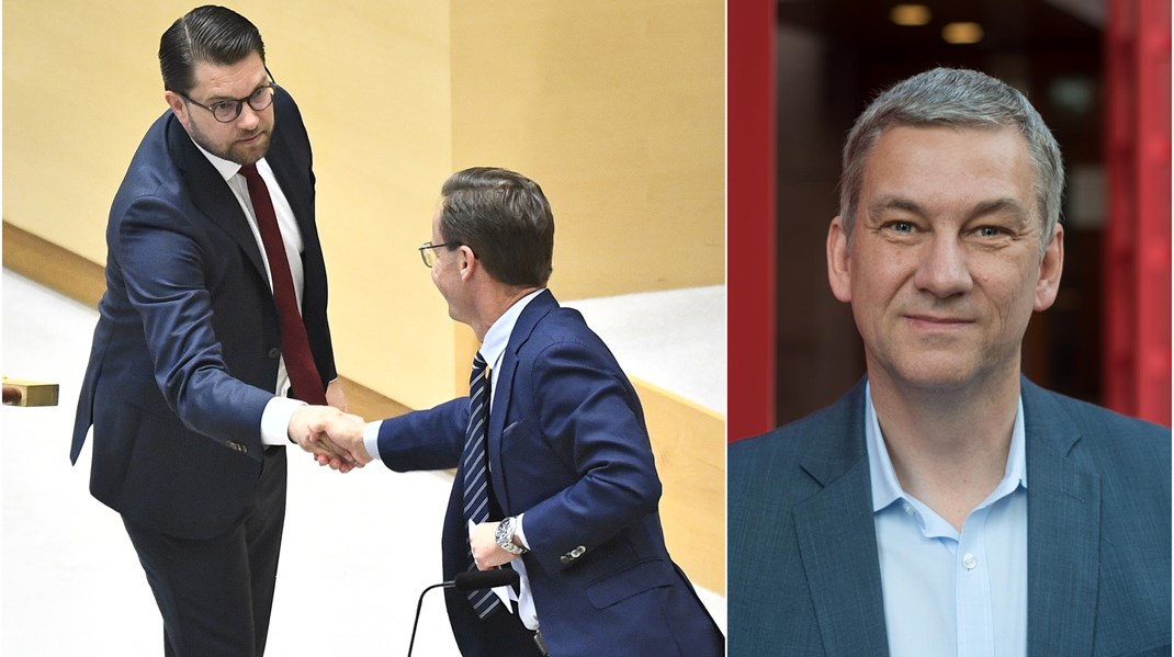 Genom att öppna dörren för Sverigedemokraterna har Ulf Kristersson skapat en radikal förändring av svensk politik, skriver Mats Engström.