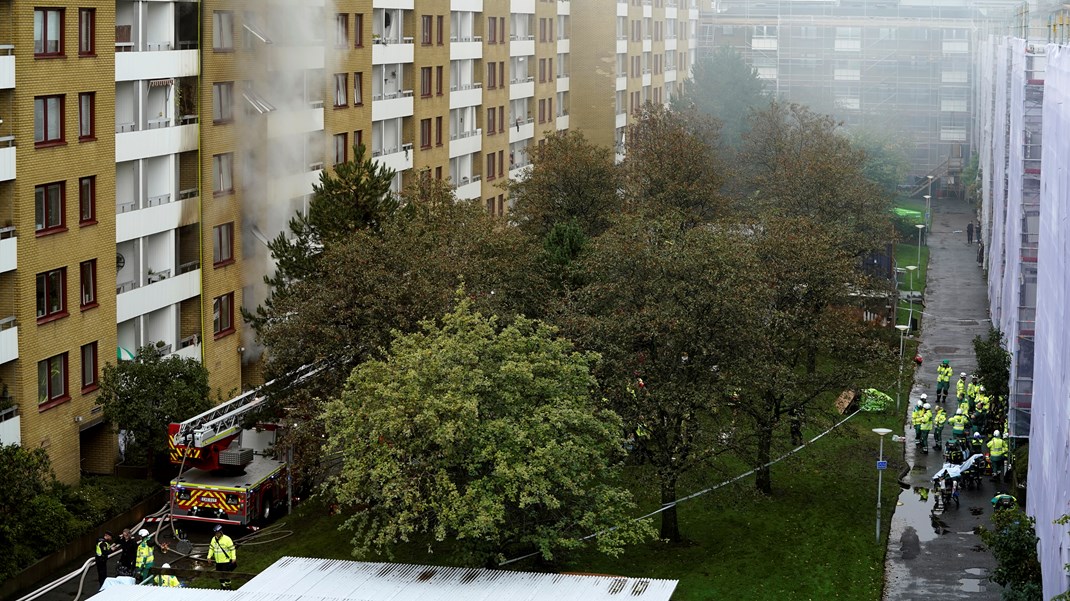 En stor explosion inträffade i Göteborg tidigt tisdag morgon.