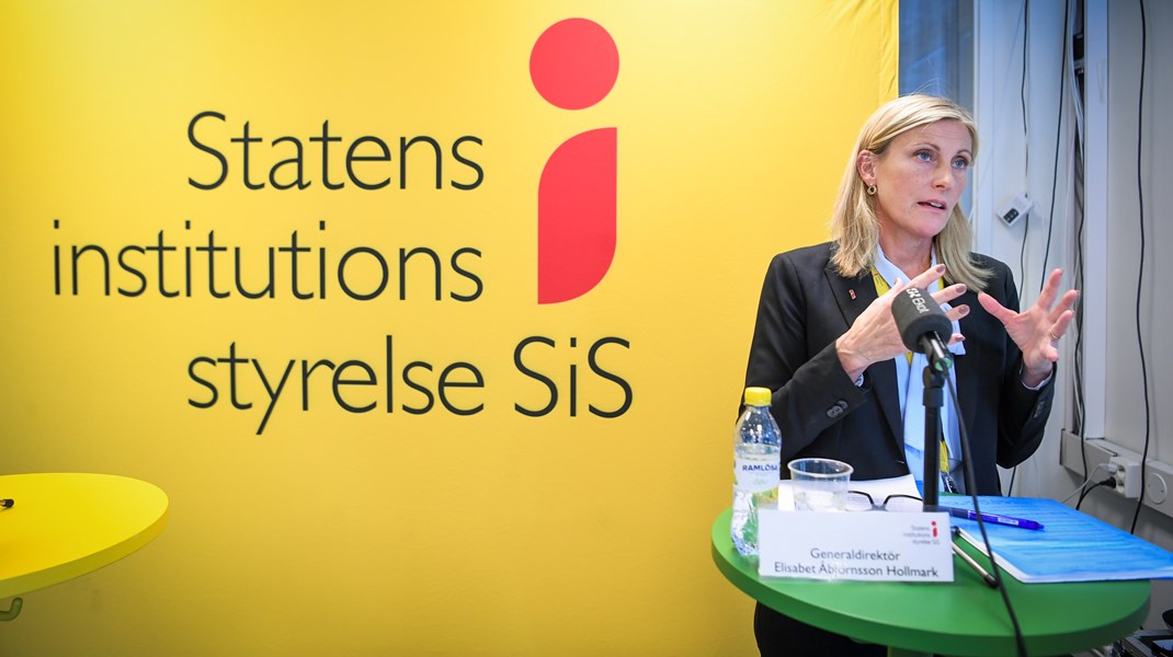 Elisabet Åbjörnsson Hollmark, generaldirektör för Statens institutionsstyrelse (Sis). Arkivbild.