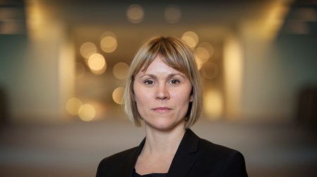 Linnéa Engström, EU-parlamentariker (MP),  första vice-ordförande i fiskeutskottet.