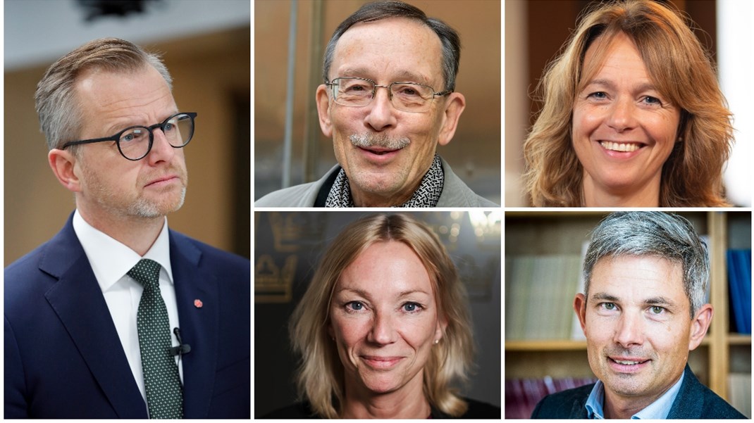 Mikael Damberg, Lars Calmfors, Helena Svaleryd, Karolina Ekholm och Daniel Waldenström. I rådet ingår också Robert Östling och Olof Johansson-Stenman.