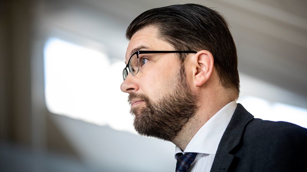 Sverigedemokraternas partiledare Jimmie Åkesson har svängt i sin syn på Nato-medlemskap.