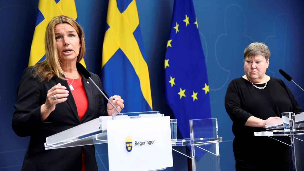 Anna-Caren Sätherberg presenterar ny utredning där Ingrid Petersson utnämnts till särskild utredare. 