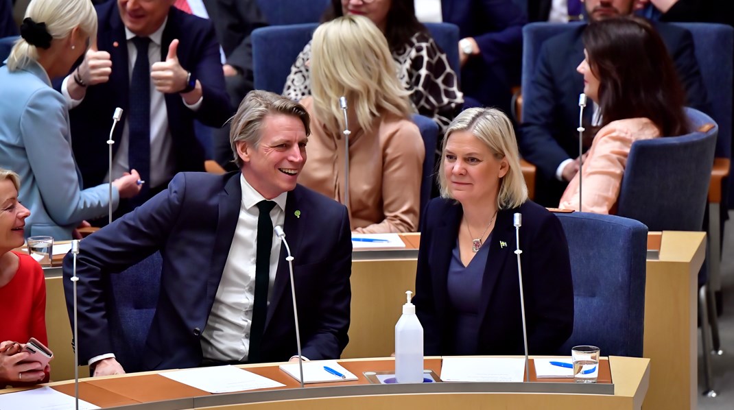 Sänkt miljöbetyg till regeringen under Anderssons ledning