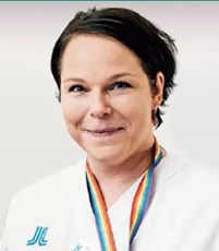 Karin Pukk Härenstam, ordförande för Delegationen för kvalitet, SLS.