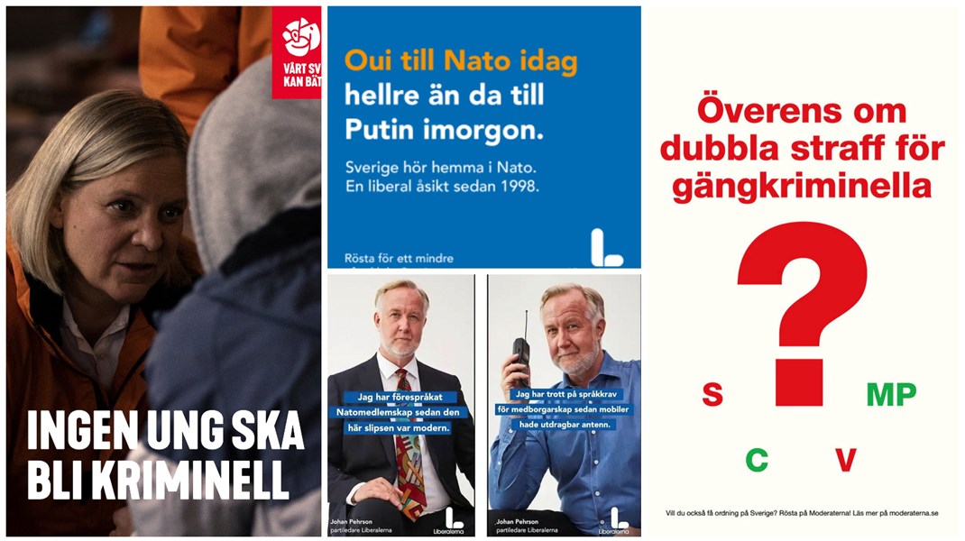 Så kampanjar partierna när valrörelsen intensifieras