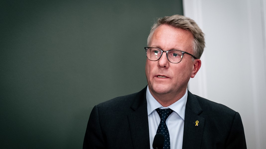 Danmarks försvarsminister Morten Bødskov. 