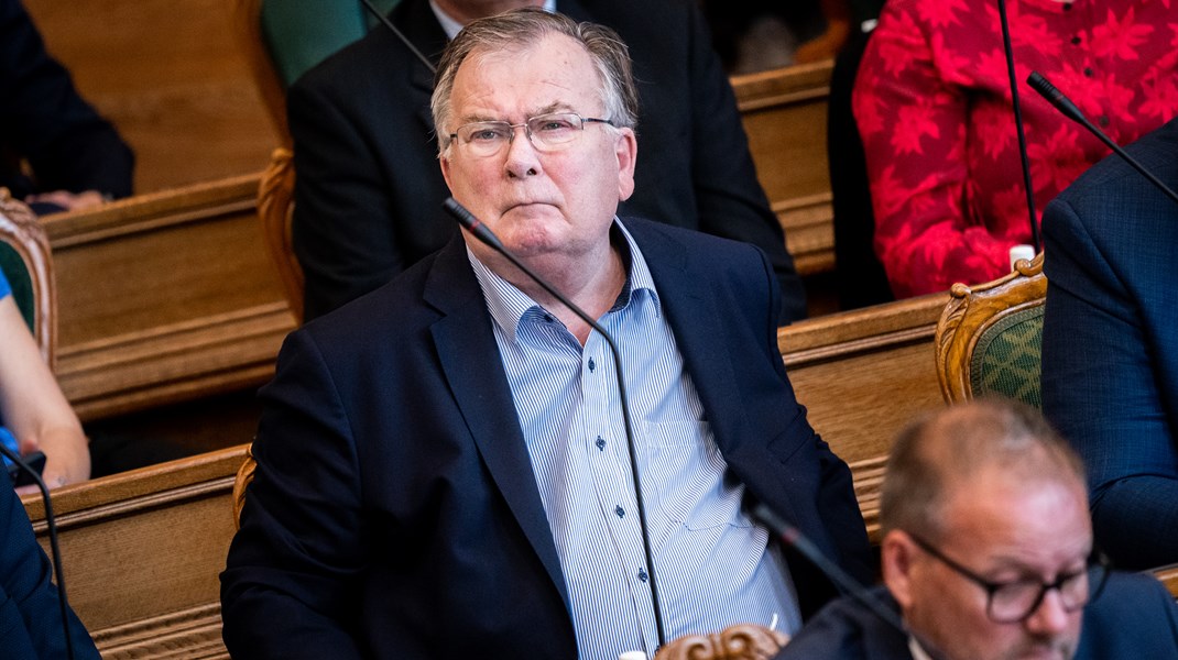 Claus Hjort Frederiksen vid folketingets öppnande i veckan. Fredriksen var försvarsminister 2016-2019. Nu lämnar han politiken.