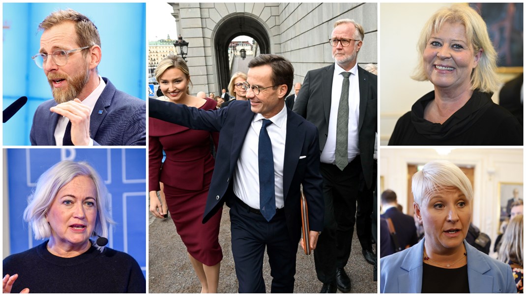 Jakob Forssmed (KD), Acko Ankarberg Johansson (KD), Camilla Waltersson Grönvall (M) och Anna Tenje (M) är socialdepartementets nya ministrar, i Ulf Kristerssons regering. 