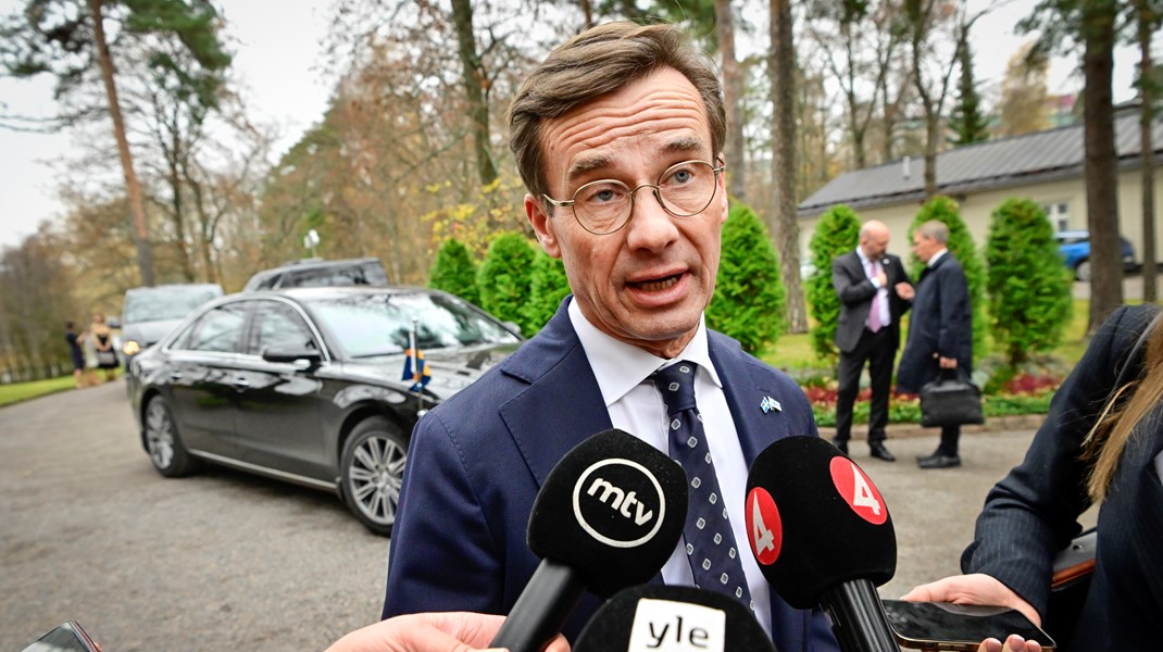 Statsminister Ulf Kristersson (M) var i Helsingfors tidigare i veckan. Nästa vecka bär det av till Turkiet för ett samtal om Nato med president Erdogan.