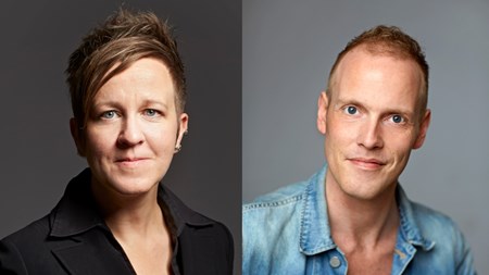 Förbundsordförande Ulrika Westerlund och vice förbundsordförande Christian Antoni Möllerop.