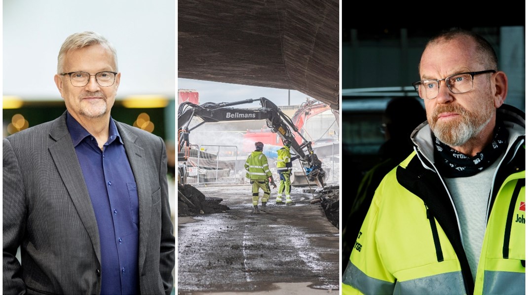 Mats Åkerlind, vice vd och förhandlingschef på Byggföretagen och Johan Lindholm, styrelseordförande för Byggnads manar båda till ansvarstagande inför årets avtalsförhandlingar. 