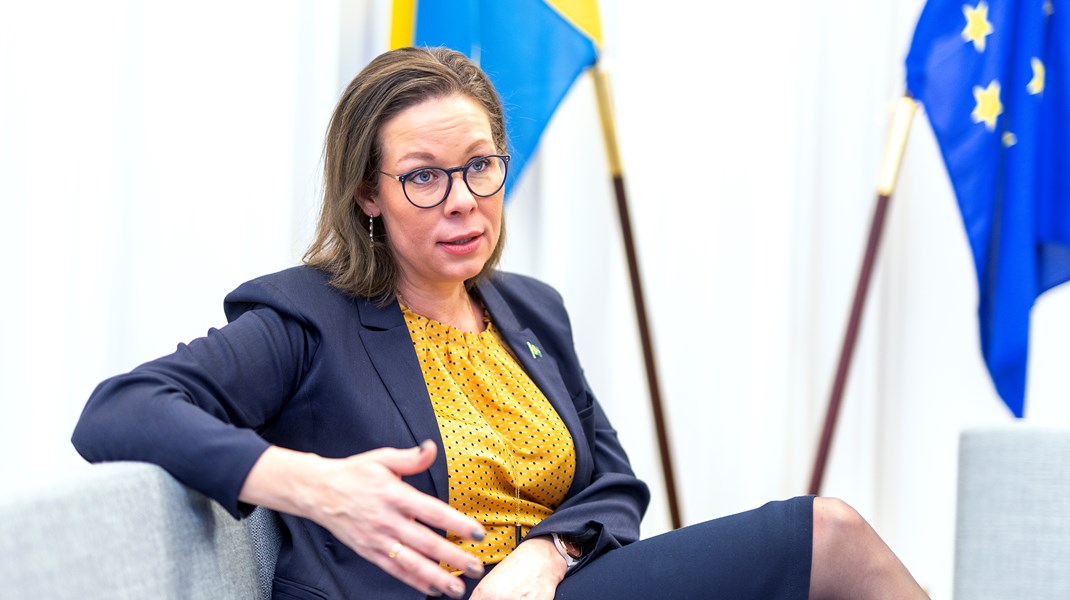 Migrationsminister Maria Malmer Stenergard (M).