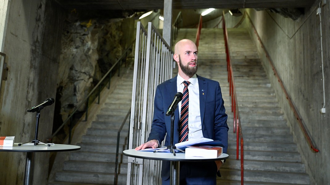 Carl-Oskar Bohlin (M), minister för civilt försvar.