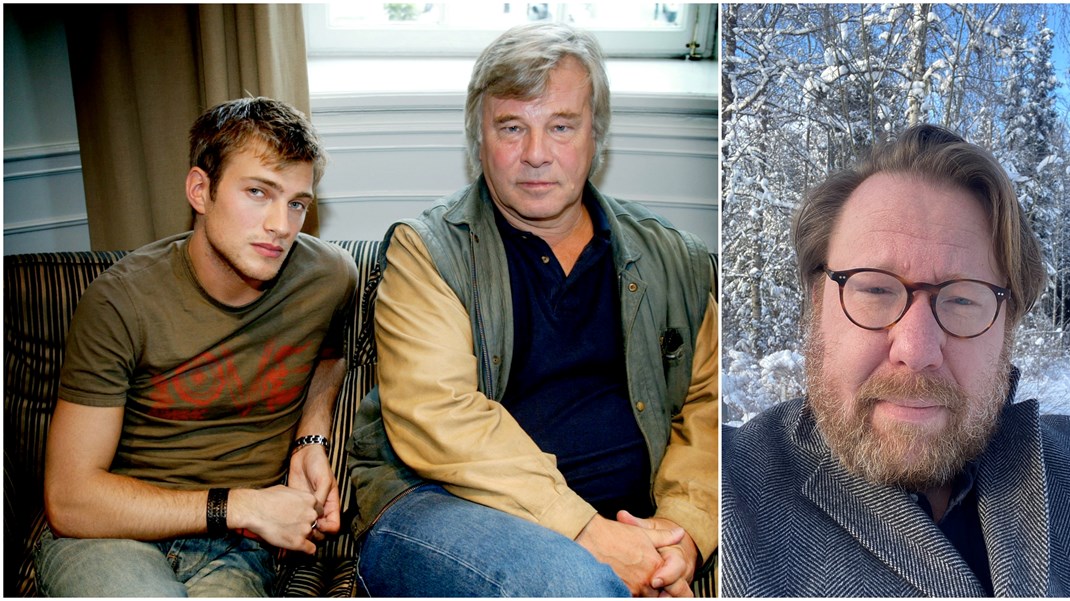 Ondskan, en av de mest lästa böckerna i skolan de senaste 30 åren. På bild: Andreas Wilson (t.v) och Jan Guillou (t.h) Båda har på ett eller annat sätt spelat internatskoleeleven Erik Ponti.