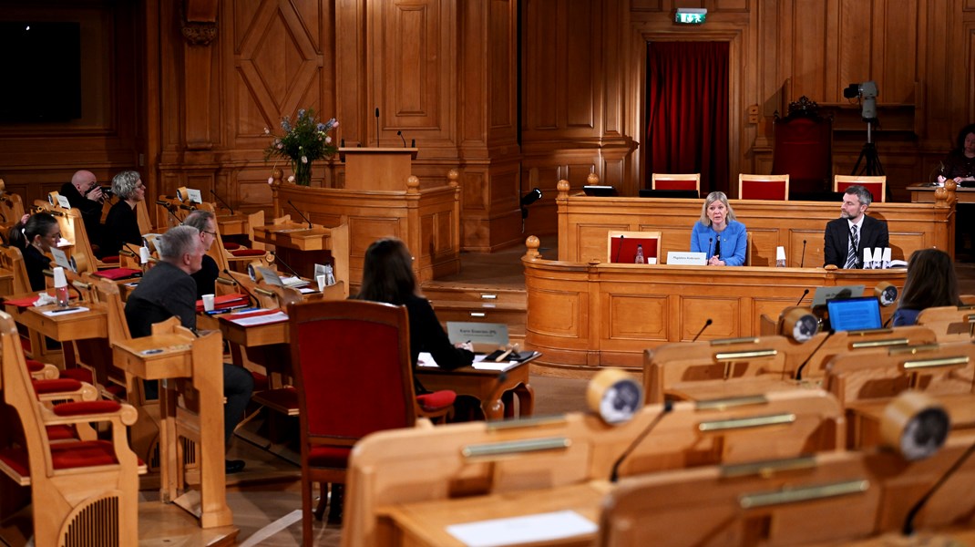 Våren 2022 var statsminister Magdalena Andersson (S) på utfrågning hos KU. Hon är anmäld även i denna runda.