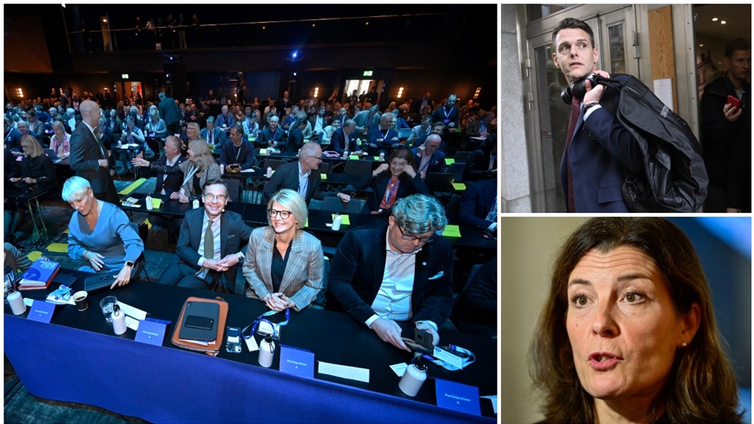 Inför nästa partistämma ska moderata arbetsgrupper utveckla partiets politik. En leds av Christofer Fjellner berättar Karin Enström, partisekreterare.