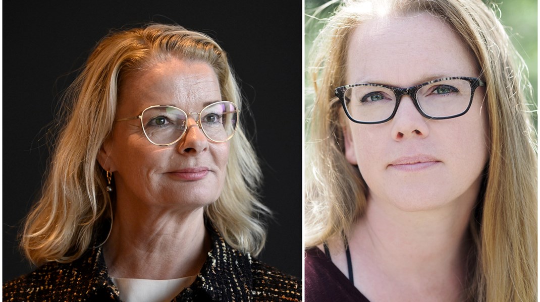 Med en offentlighetsprincip skulle en typ av insyn i friskolor garanteras: möjligheten för var och en, oavsett om hen är förälder i skolval, journalist, forskare eller rättshaverist, fritt begära ut och få ta del av de handlingar som upprättats, skriver Åsa Plesner (t.h). Till vänster skolminister Lotta Edholm.