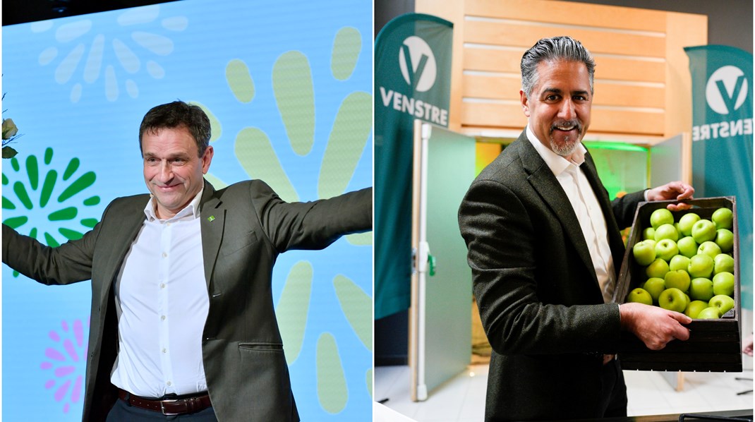 Norska Miljöpartiets partiledare Arild Hermstad och socialliberala Venstres vice partiledare Abid Raja har de mest EU-vänliga väljargrupperna i Norge. 