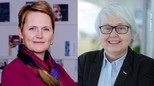 Anna-Karin Hatt, VD, och  Marie Silfverstolpe, Socialförsäkringsexpert på Almega.